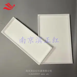 聚四氟乙烯方盘一体成型PTFE托盘表面光洁特氟龙塑料方槽可带盖