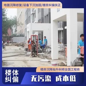 恒祥宏业 地基下沉导致房子倾斜怎么办 高层建筑沉降柔性抬升技术