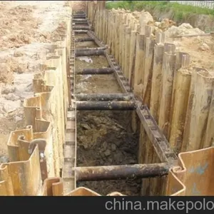 揭阳 潮汕专业钢板桩施工项目队伍拉森桩租赁出租基坑支护材料供应施工公司商哪里有承包打拔钢板桩工程业务
