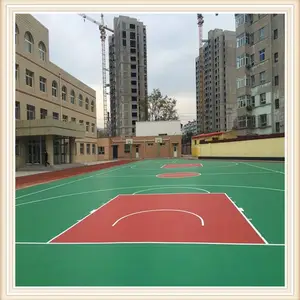 包工包料,水性丙烯酸材料,硅PU球场施工,塑胶篮球场施工