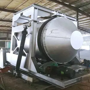 铝灰熔炼回转炉 热渣冷渣含高铁类铝渣 倾动式回转炉
