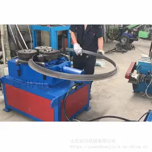 液压三轴角铁卷圆机 方管圆管弯圆机 扁铁槽钢盘圆机 法兰成型机