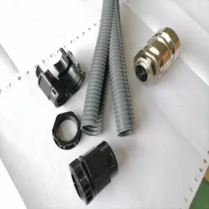灰色双层半开口波纹管 双胞胎黑色双拼电线套管医药设备AD54.5