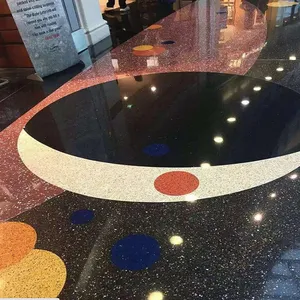 艺术砾石聚合物 通体染色天然混凝土工艺标准