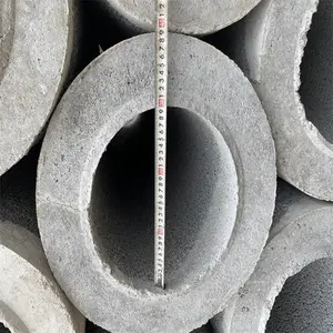直径200mm平口无砂水泥管320-350无砂管降水井用钢混水泥管透水管