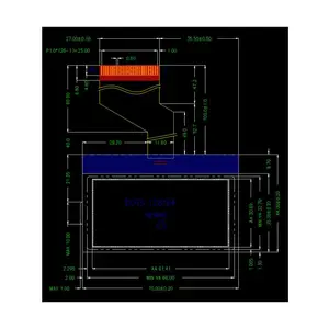 可定制12864液晶模块 FSTN点阵屏 COG+FPC显示屏lcd 工业仪器仪表