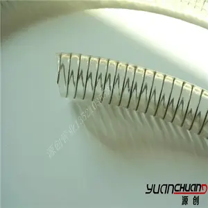 食品级pu透明钢丝软管 化妆品输送管 食品药业输送管