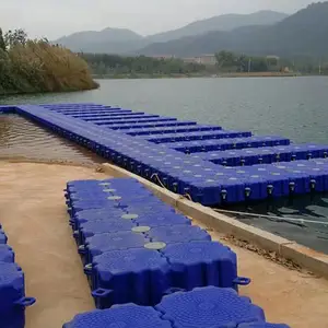 宁波水上浮动码头浮筒观光浮台浮桥网箱养殖浮箱
