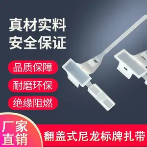 带牌电缆线标牌扎带防水标示牌盒扎带标签记号5*180 240 8*240