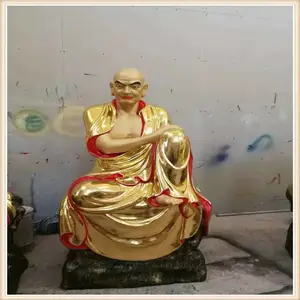 正圆十八罗汉厂家，玻璃钢十八罗汉厂家 树脂佛像定做