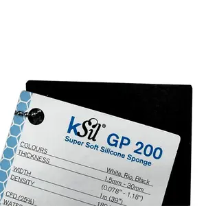 KSil® GP200进口 通用型闭孔机械用耐温硅胶泡棉