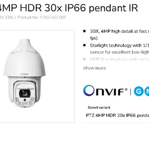 ����BOSCH NDP-5533-Z30L PTZ 4MP HDR 30���佹 IP66 ��װʽ���������