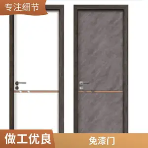 现代风免漆门 卧室门 定制家具配套 环保免漆 多种颜色 工厂批发