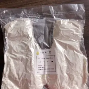 一次性9寸蓝丁腈手套食品专用 白色12寸定睛手套工业用现货清仓出售 乳胶手套