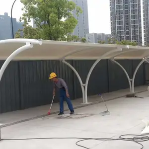 山东膜结构车棚公司，济南钢结构车棚，淄博，青岛膜结构停车棚制作，