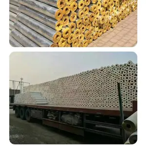 青岛市超细玻璃丝棉管48kg玻璃棉毡工厂