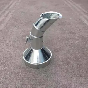 厂家加工白铁皮螺旋风管-变径大小头转换器油烟机除尘排烟管定制