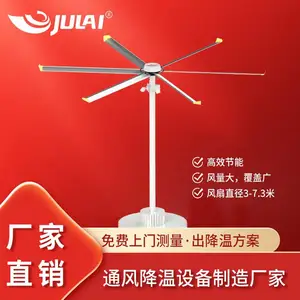 户外广场立柱式工业大风扇 商业场所立式工业大风扇生产厂家