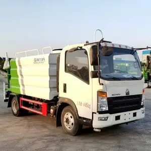 重汽豪沃7方蓝牌抑尘车 潍柴160马力喷雾洒水车