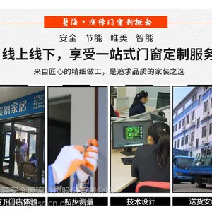 碧海定制断桥窗铝合金隔音窗108系列窗纱一体平开窗