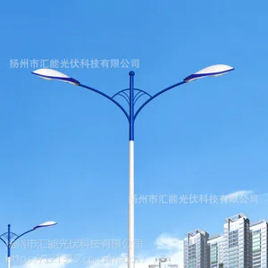 10米双臂太阳能路灯8米双头户外道路照明灯太阳能光伏路灯新农村