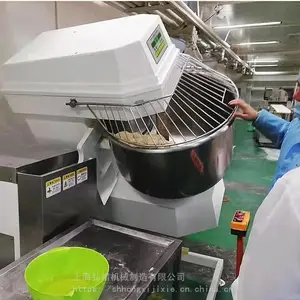 工厂直销大功率工业级翻缸和面机 全自动倒面搅面机 2包粉50kg揉面机