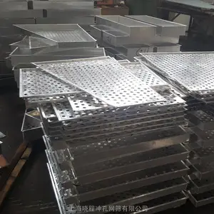 晓程冲孔网板金属板钢板剪切折弯焊接成型加工