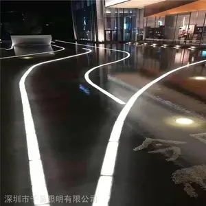 LED地砖灯地槽灯地面灯 广场地灯带 防水埋地灯 线条发光地板