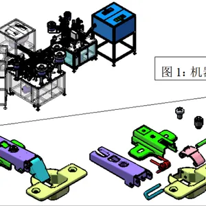骏晟达非标自动化五金普通铰261款二段力自动组装线