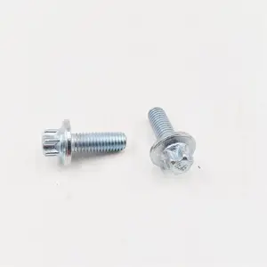 梅花头螺栓 汽车螺丝 六角花形法兰面螺栓 GB35481 DIN34800
