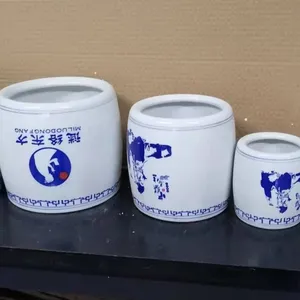 景德镇陶瓷罐陶瓷拔火罐温阳罐陶瓷大罐