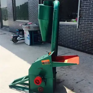 圣成牌 540型沙克龙除尘打糠机 自动进料花生秧粉碎机