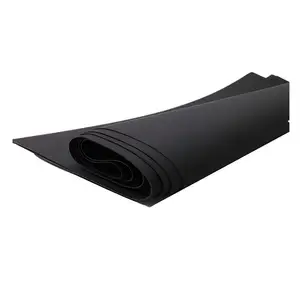 耐高温黑色遮光磨砂硅胶片卷材0.1mm0.2m毫米0.6cm-2mm