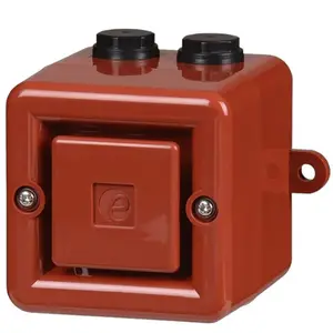 A100DC024MA0A1R替代 e2s A100DC24R 警报发声器电子报警器32音调, 24V直流红色
