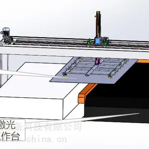 激光切割机配套自动上料机械手 激光切割机流水生产线 校平上料