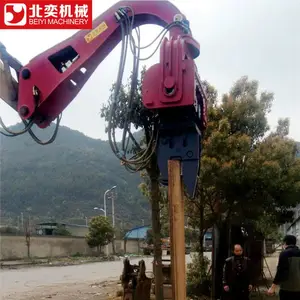 工字钢打桩机 打拔钢板桩机