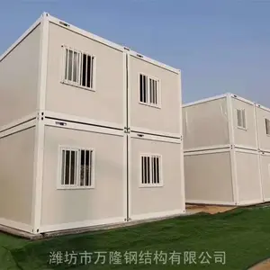 组装式快拼集装箱房屋 工地 钢结构集成箱房 山东防火箱式房 按需定制