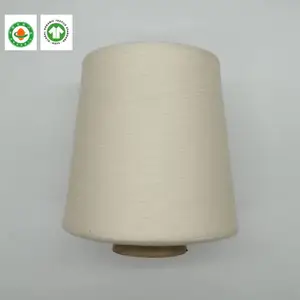 精纺40s/1有机彩棉 白/棕/绿色 GOTS有机棉纱 国标认证/***