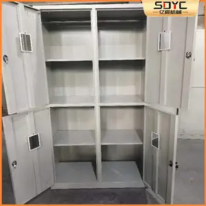 不锈钢储物柜 防火阻燃 智能虹膜 矿用更衣柜 亿宸
