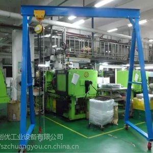 机床旁上下模龙门架常用尺寸 广州龙门架工厂 可移动简易手推龙门架产品图