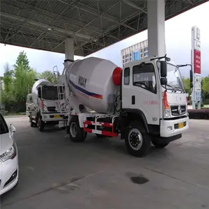 厂家供应6方混凝土搅拌车现场生料搅拌专用车