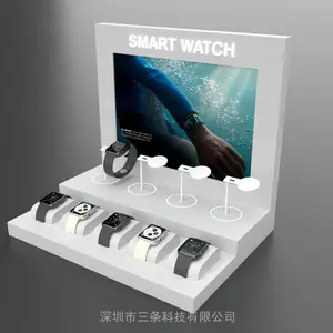 订制亚克力发光手表展示台,3C数码展示架,LED发光展示台,耳机展示台