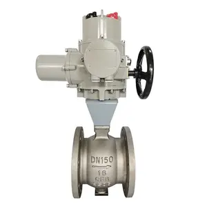 供应水处理电动调节阀VQ947H-25P DN50电动V球结构特点
