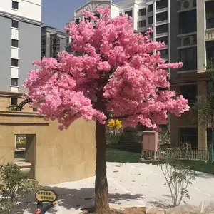 客厅摆假桃花树好不好沈阳市森美景观花艺装饰公司