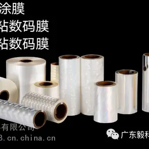 厂家供应BOPP预涂膜亮光膜哑膜PET膜十字膜数码烫印膜