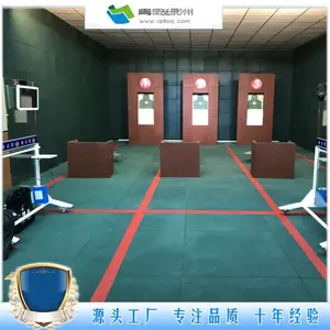 智能靶场防护设备建设 收弹器受弹橡胶板 绿洲橡胶高密度橡胶砖