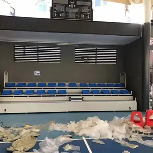 自动伸缩看台长条凳座椅活动看台座椅浙江宁波