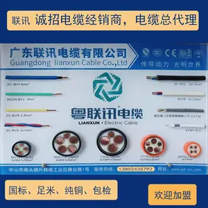 中山粤联讯,RVVP2*2.5,联讯电缆