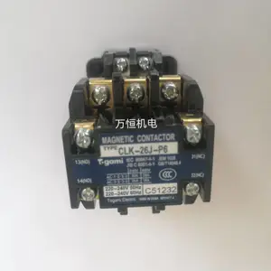 大量供应CLK-26J-P6日本户上TOGAMI 交流接触器 型号 电压AC220V、240V 空调制冷、低开合频度专用