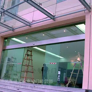 张家港玻璃感应门张家港玻璃门张家港感应门安装与维修_富家门业